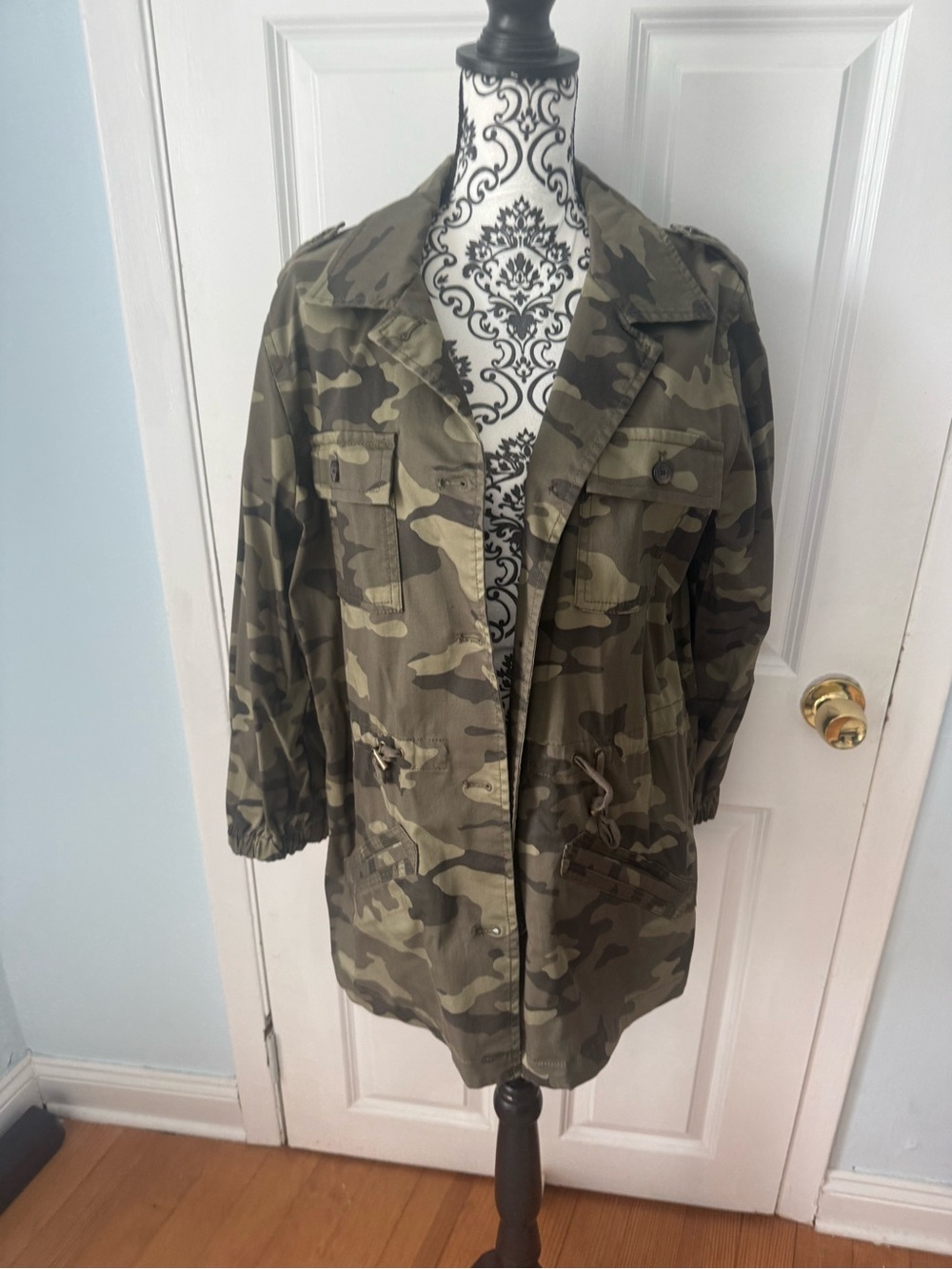 Banana Republic Olive Camo Utility Jacket